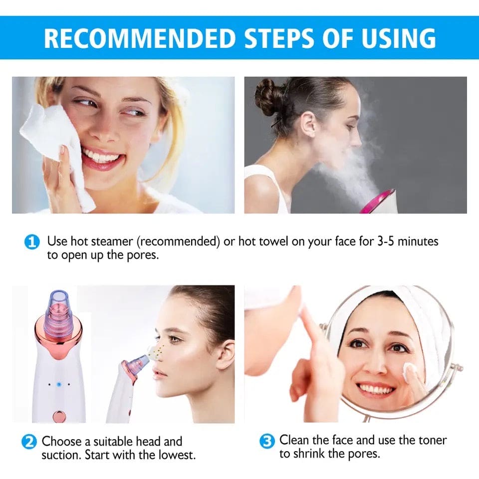 Bubble Black Head Remover, Vacuum Pore Cleaner, Acne Cleanser, Black Spots Removal, Face Nose Deep Cleaning Tools, Pimple Pore Cleansing Device, Beauty Skin Care Tool, 5 Sensors USB Rechargeable Blackhead Vacuum Cleaner Kit for Women and Men Bubble Black Head Remover, Vacuum Pore Cleaner, Acne Cleanser, Black Spots Removal, Face Nose Deep Cleaning Tools, Pimple Pore Cleansing Device, Beauty Skin Care Tool, 5 Sensors USB Rechargeable Blackhead Vacuum Cleaner Kit for Women and Men